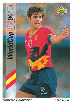 Roberto Solozabal Spain Upper Deck World Cup 1994 Preview Eng/Ger #192